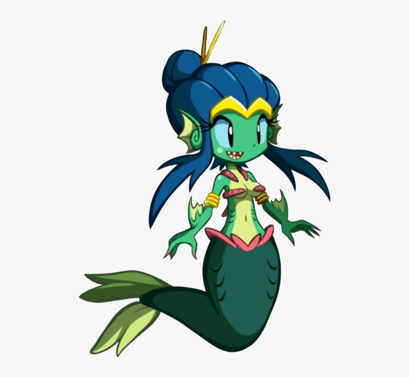 Form Mermaid - Shantae Mermaid Tied Up, transparent png