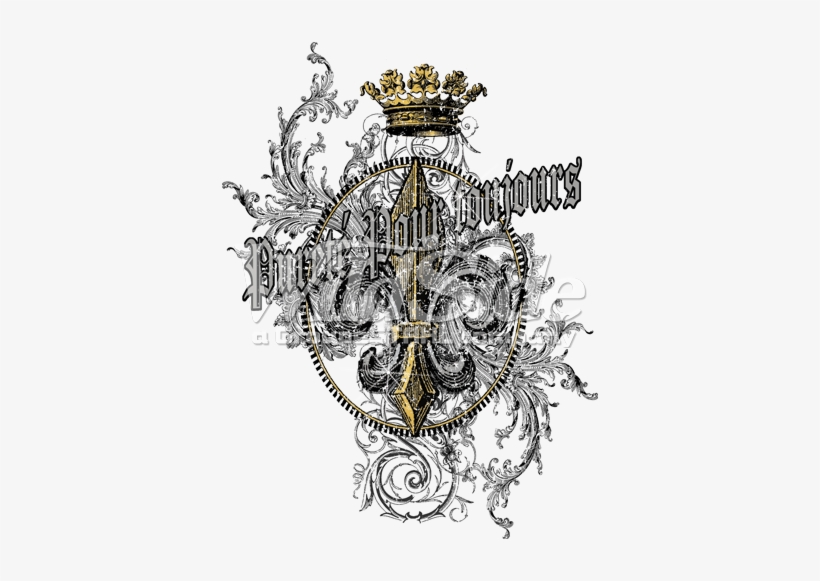 Fleur De Lis Crown - Let It All Begin, transparent png