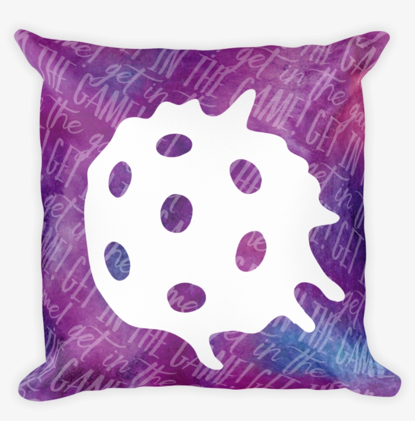 Watercolor Pickleball Pillow, transparent png