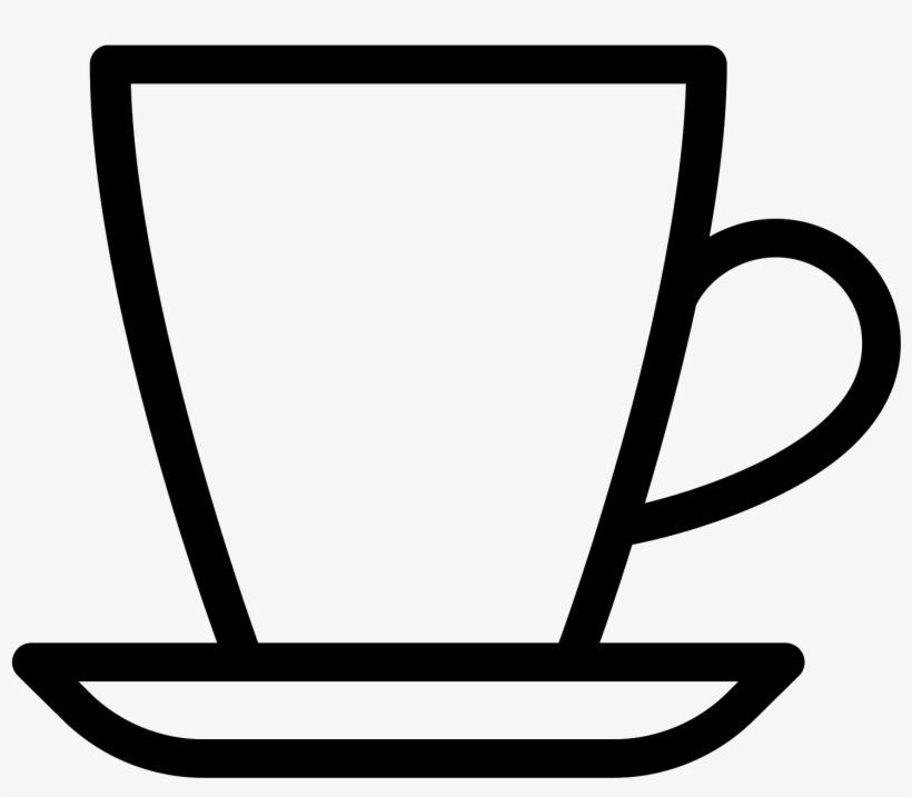 Espresso Cup Icon - Coffee Cup Outline Png, transparent png