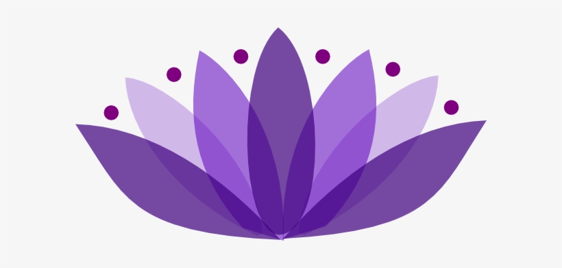 Clip Art At Clker Com Vector Online - Purple Lotus Flower Png, transparent png