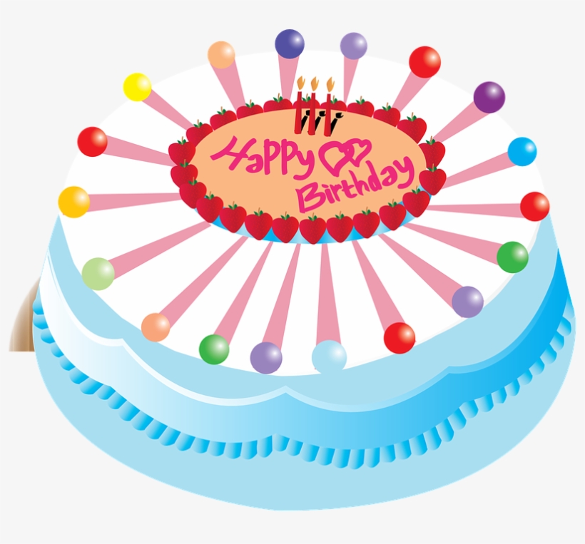 Cake Birthday Happy Birthday Decorated Can - Tarjetas De Cumpleaños Para Una Señorita, transparent png