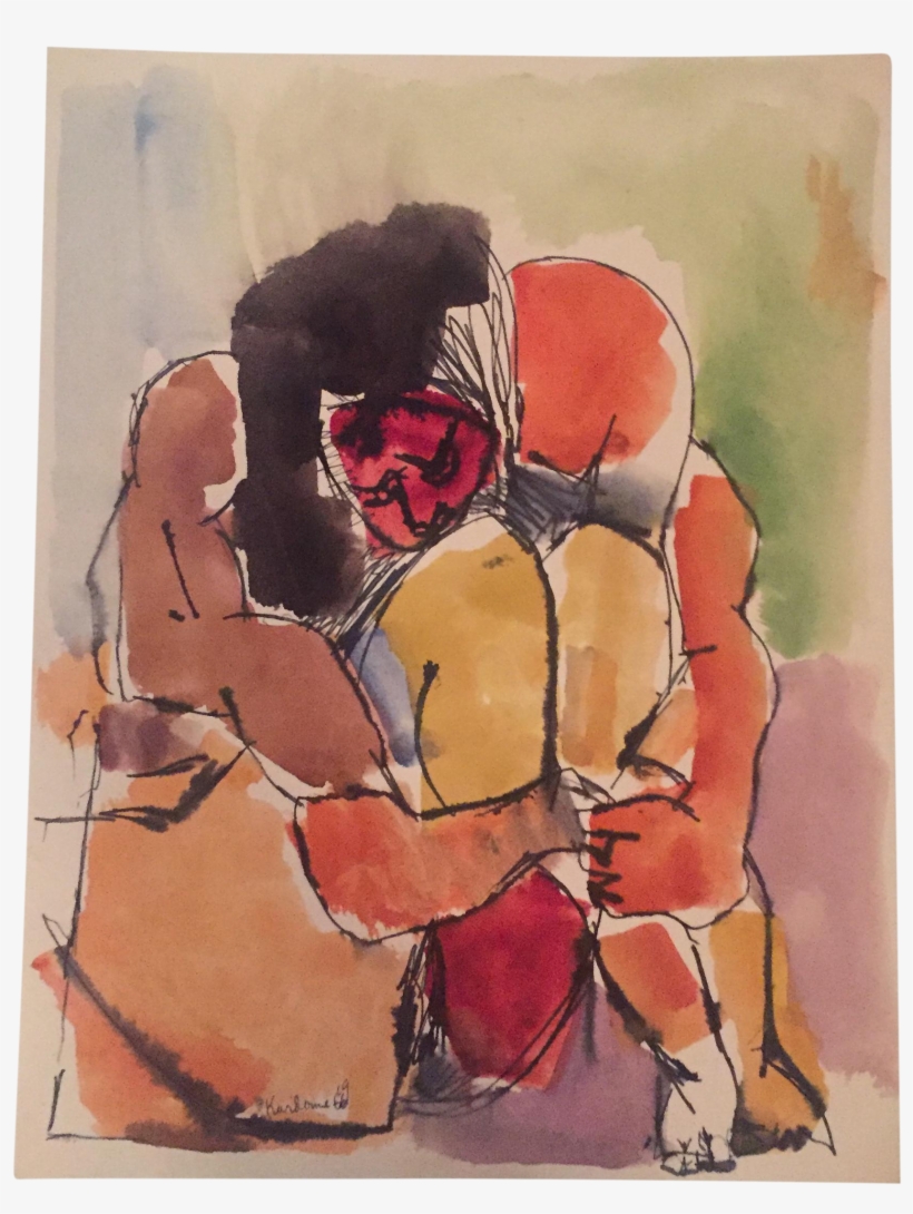 Bed Drawing Watercolor - Watercolor Painting, transparent png