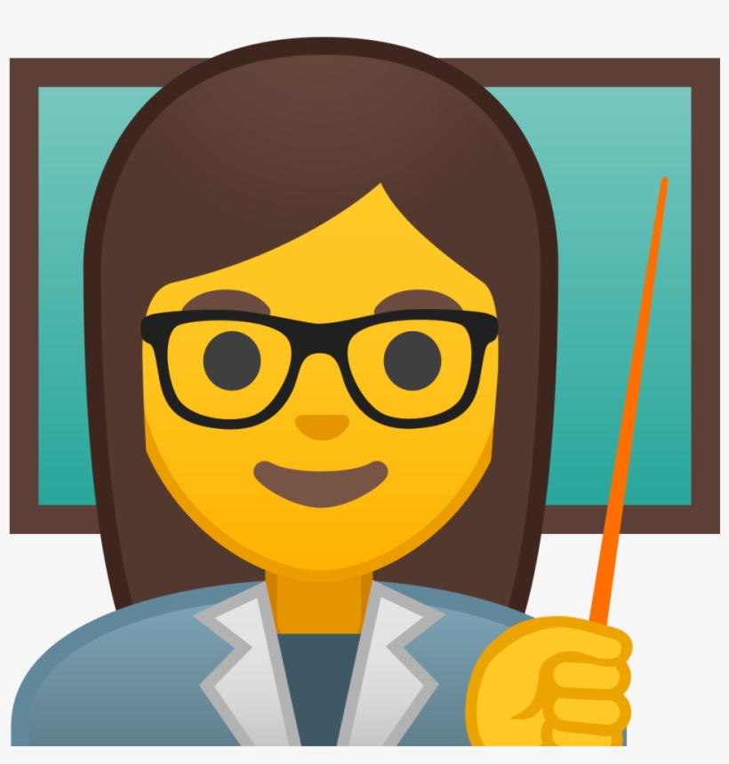 Download Svg Download Png - Emoji Teacher, transparent png
