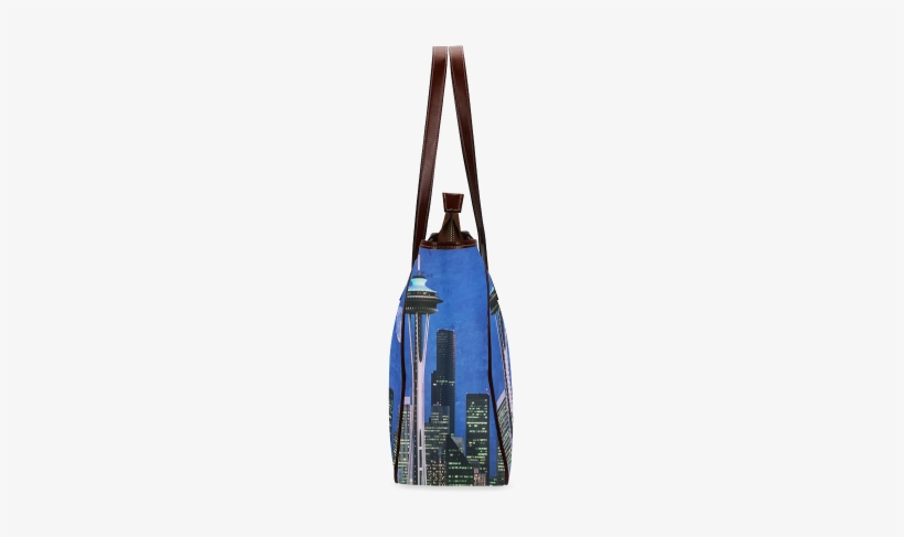 Seattle Space Needle Watercolor Classic Tote Bag - Tote Bag, transparent png