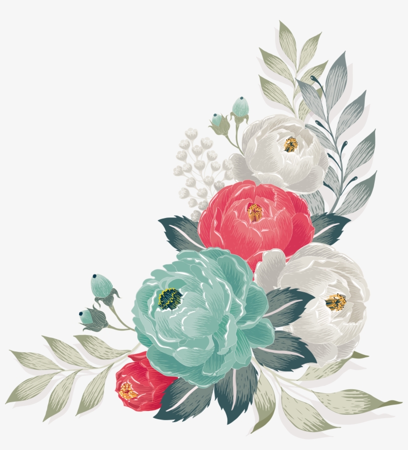 Com / Flowers Cross Stitch, Decoupage, Relax, Keep - Illustration, transparent png