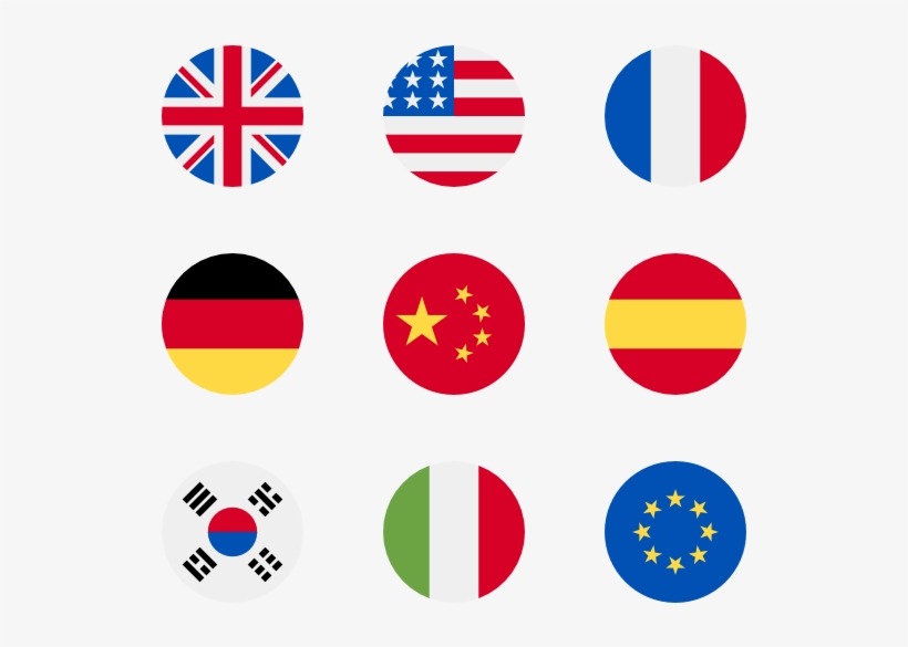 Flag Icons, transparent png