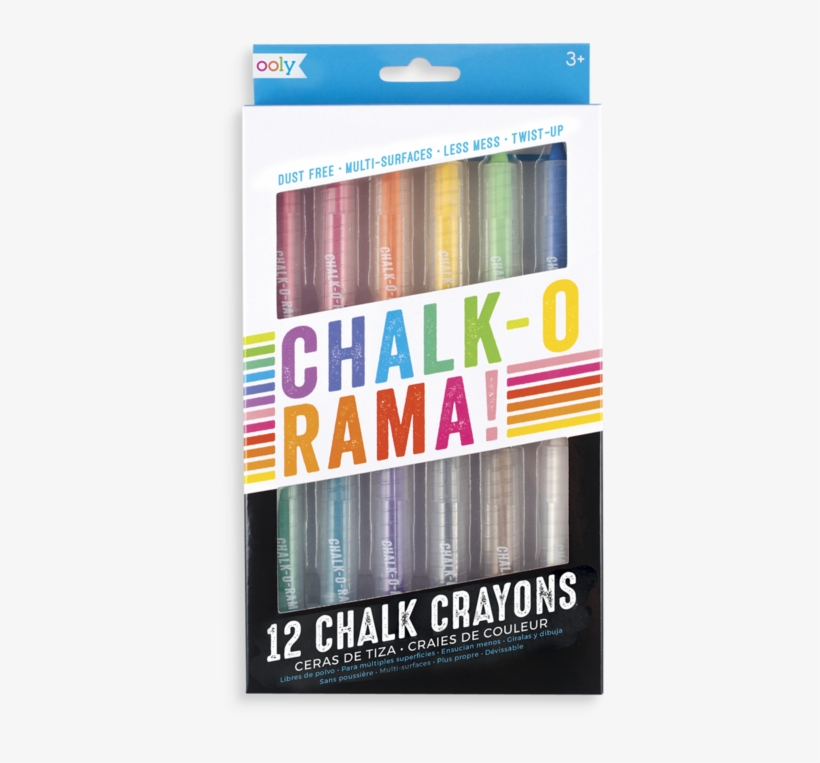 Chalk O Rama Dustless Chalk Crayons - International Arrivals 124-003 Multi-surface Children, transparent png