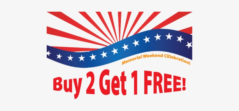 Memorial Day Ce Sale - Memorial Day Sale Buy Two Get One Free, transparent png