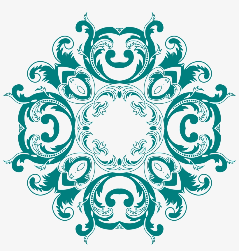 Vintage Floral Style Design 6 Clipart Free Download - Vintage Floral Design Png, transparent png