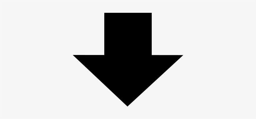 Down Short Black Arrow Png - Sony Ericsson Xperia X10i Hard Reset, transparent png