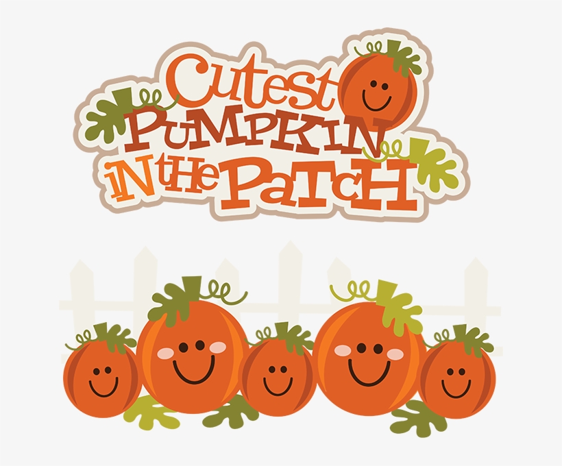 Cutest Pumpkin In The Patch Svg Pumpkin Clipart Cute - Cute Pumpkin Clip Art Free, transparent png