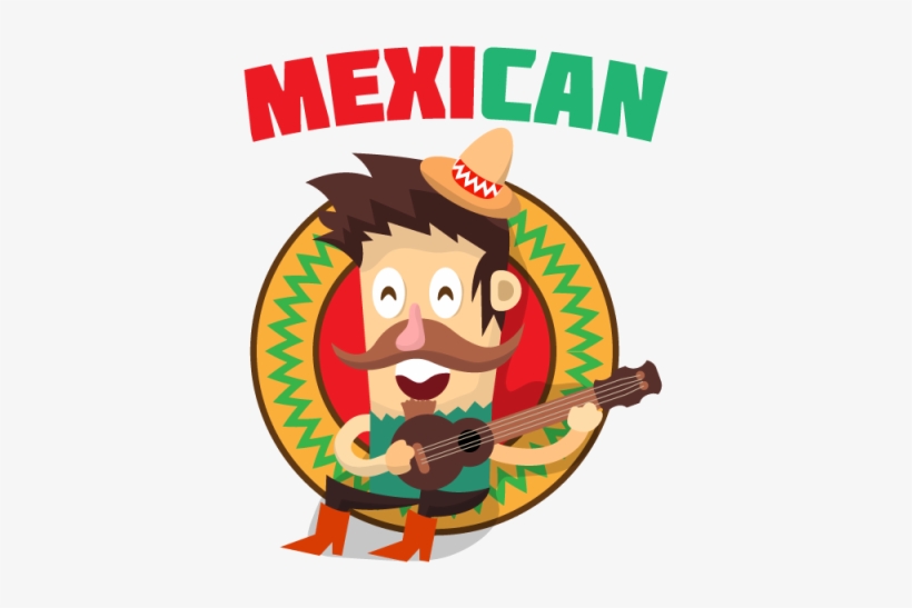 Mexican Guitar Cartoon, Character, Cartoon Png And - Mexicano Animado Png, transparent png