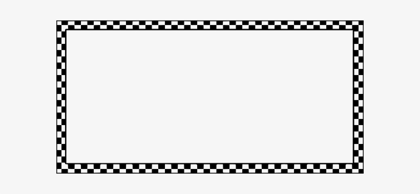 Free Vector Worldlabel Border Bw Checkered X Clip Art - Black And White Checkered Border Png, transparent png