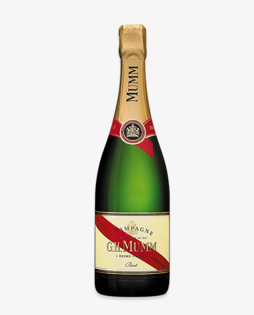 Mumm Nv Champagne 750ml - Mumm Cordon Rouge 375ml, transparent png
