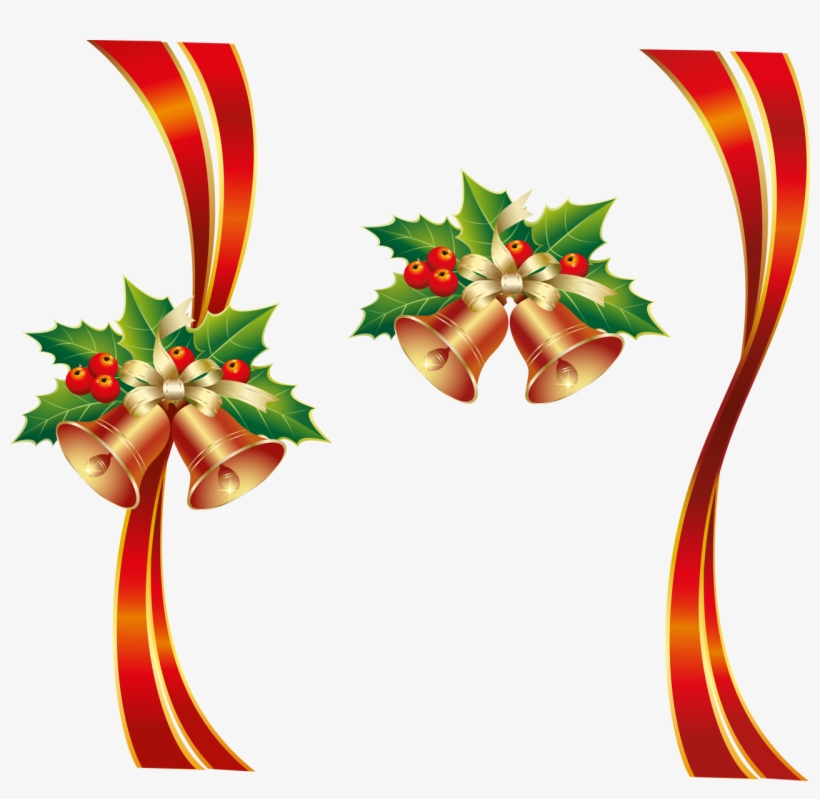 Red Ribbon Christmas Png Image - Christmas Ribbon Transparent Background \], transparent png