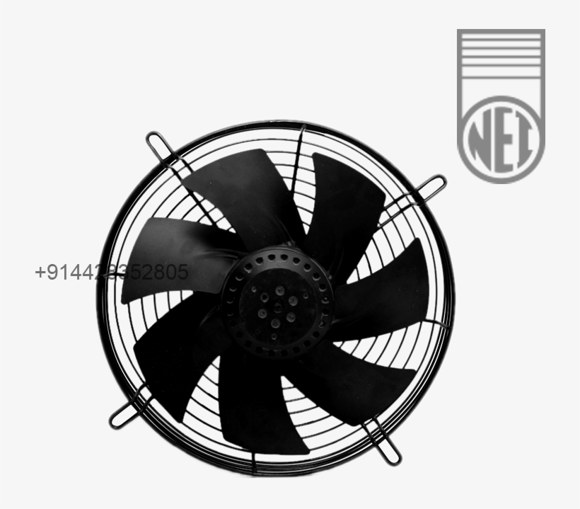 14 Inch Single Phase Round Framed Hi Cool Axial Fan - Emblem, transparent png