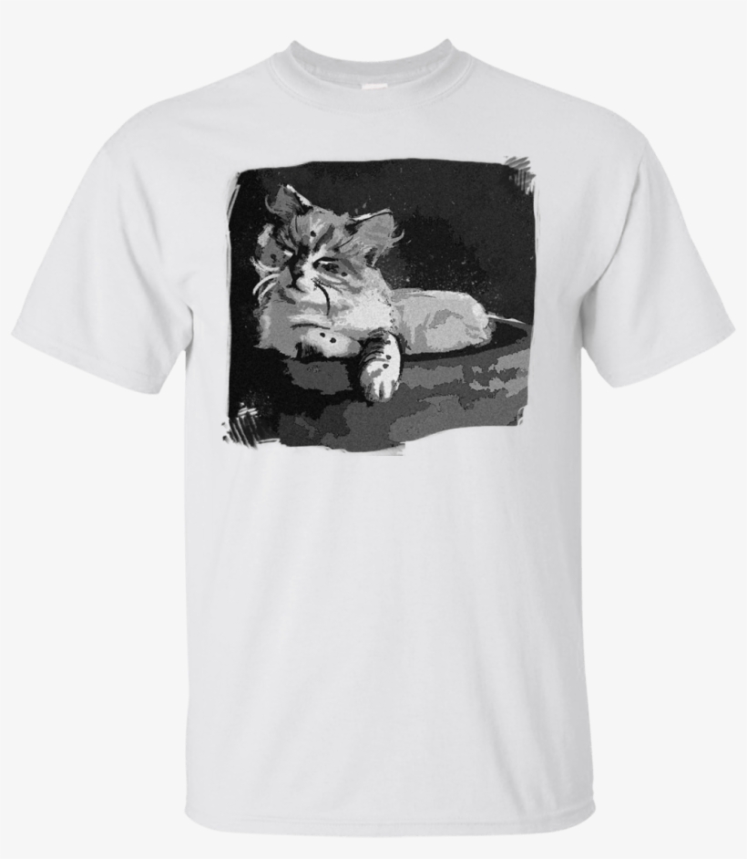 Watercolor Cat, Gray Style - Clothing, transparent png