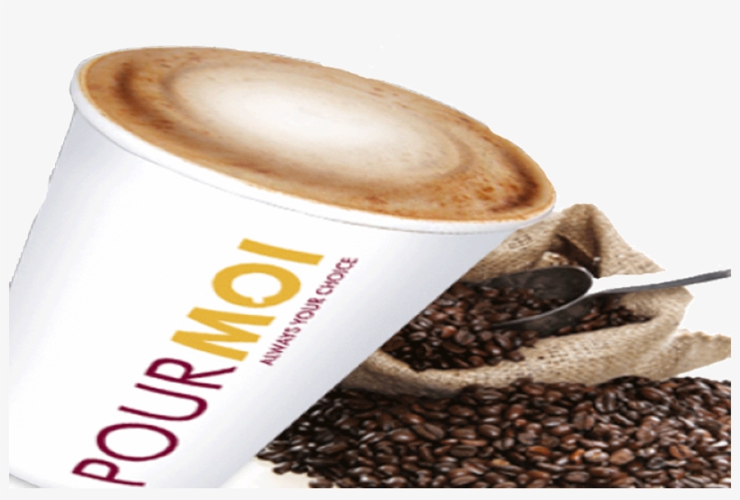 Coffee Beans Cup Png File - Cappuccino Cup Png, transparent png