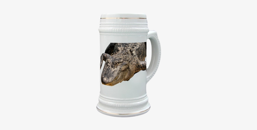 Crocodile Aligator Stein - Cafepress - World's Greatest Dad - Beer Stein, 22 Oz., transparent png