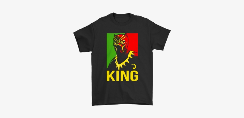 Marvel Black Panther King Of Wakanda Shirts T Shirt - Fandom Shirts, transparent png