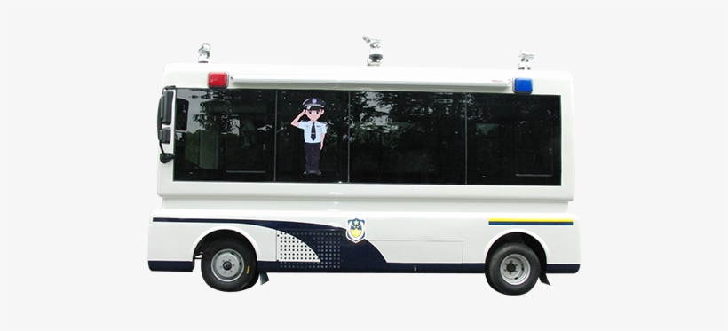 Police Lights - Bus, transparent png