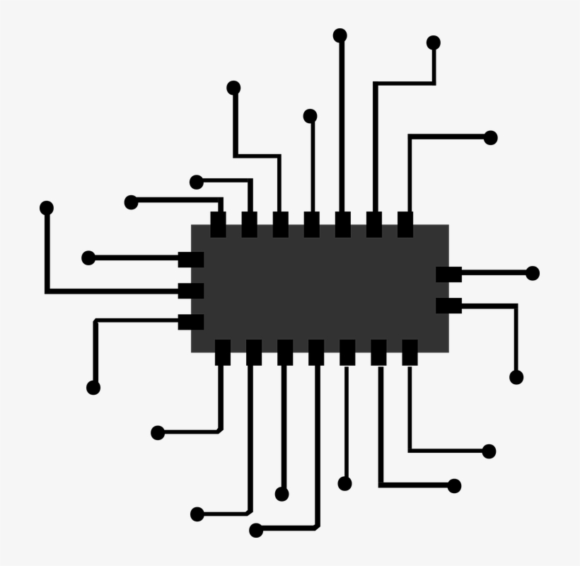 Chip Png Clipart - Electronics Engineer Stickers, transparent png