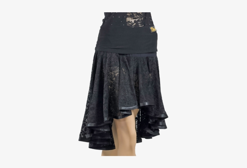 Circle Lace Latin & Rhythm Skirt - A-line, transparent png