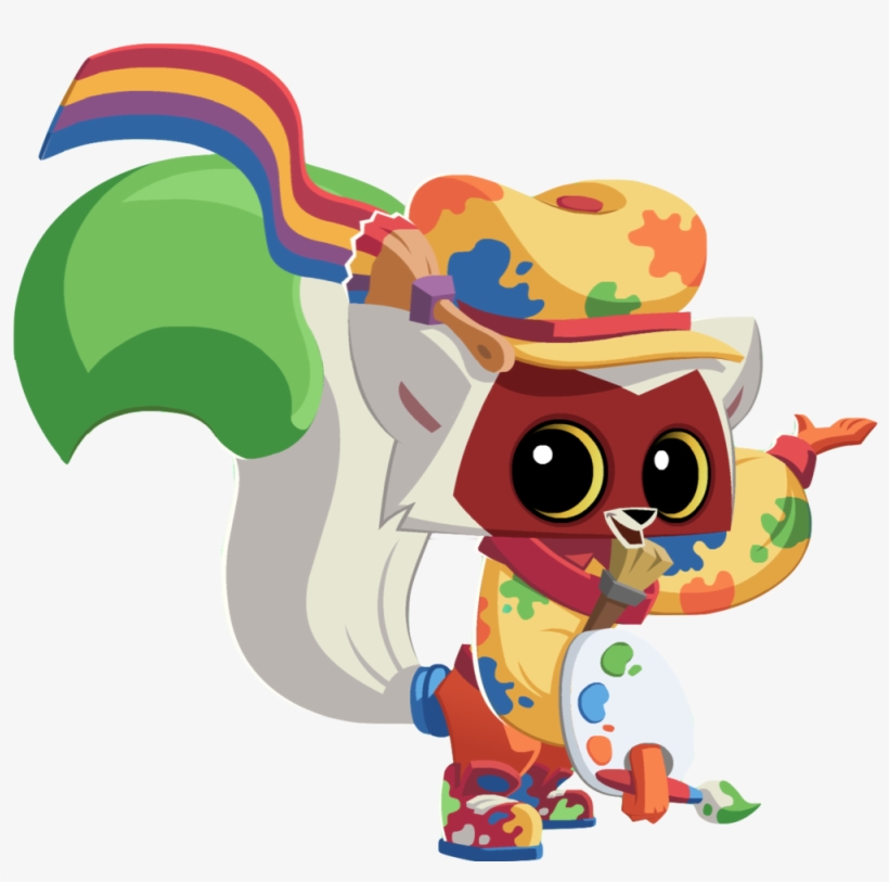 Lemur Painting, transparent png