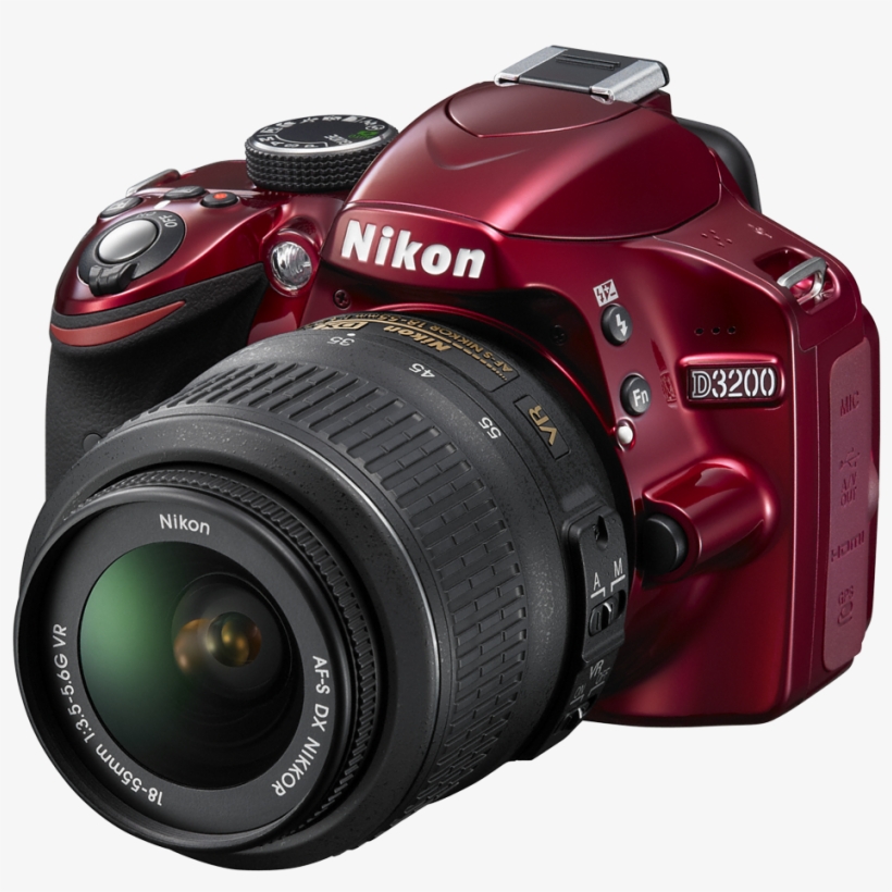 Nikon D3200 Digital Slr Camera Nikon 18-105mm Vr Lens - Nikon D3200 - Digital Camera - Slr, transparent png