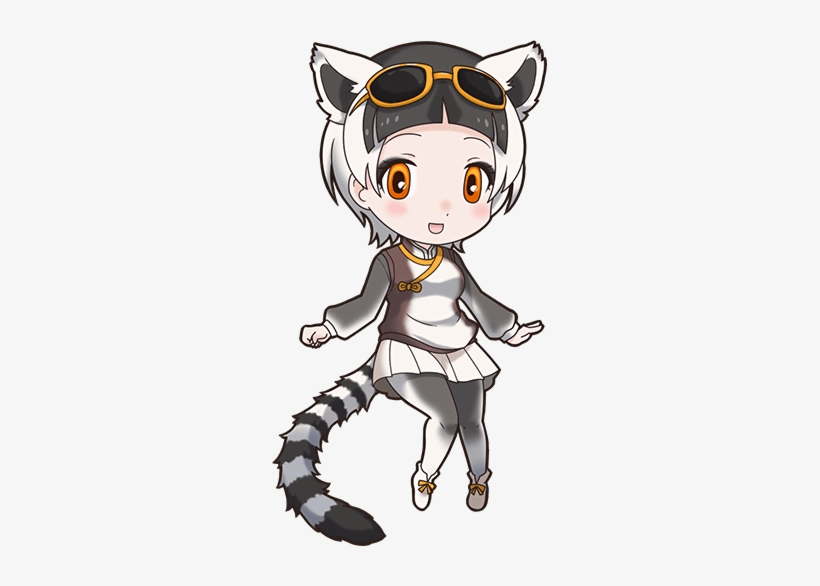 Ring-tailed Lemur - Kemono Friends Lemur, transparent png
