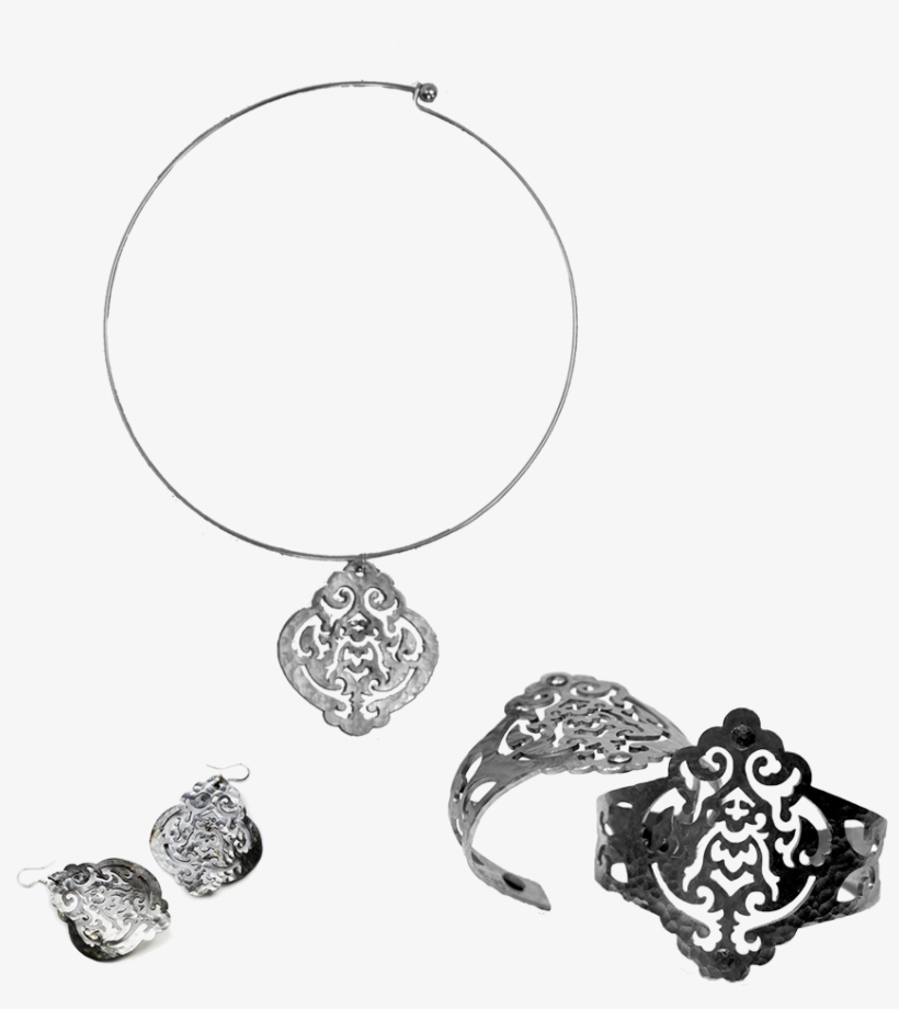 Iron Lace Earrings Cuff Necklace - Beekman 1802 Llc, transparent png