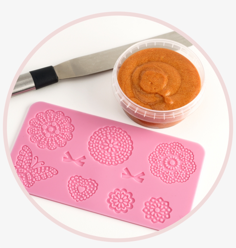 How To 1 - Cake Decor Cake Lace Kit Gold, transparent png