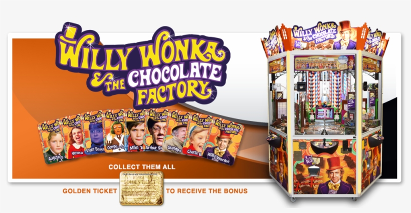 Willy Wonka - 6 Player - Willy Wonka Pusher Game, transparent png
