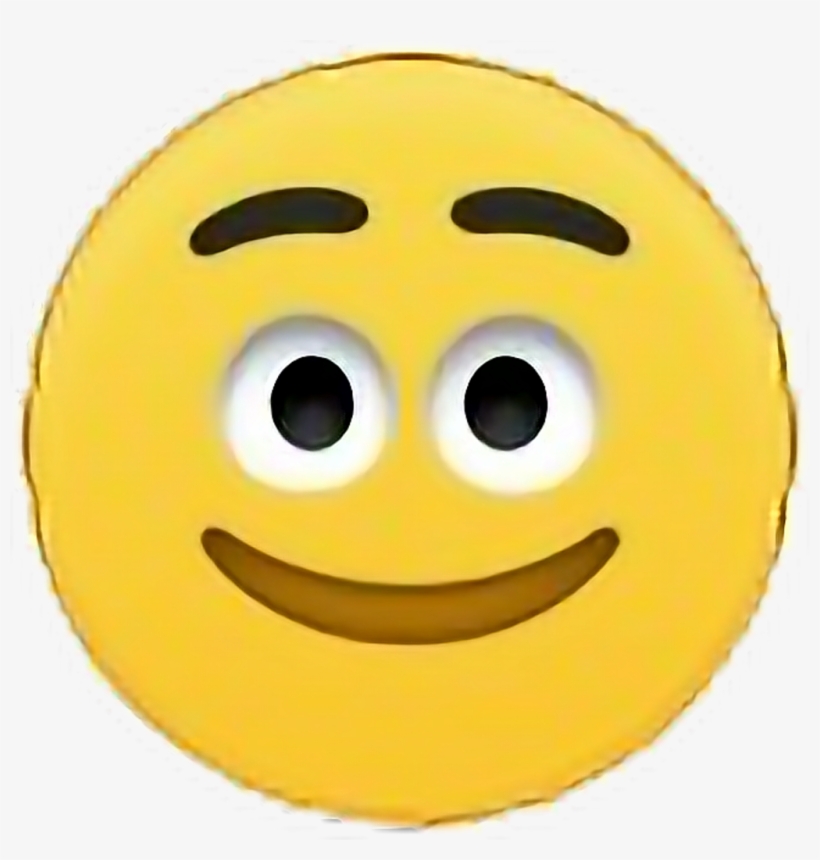 Smile Emoji Emojistickers Emotions Emoticon - Emoticon, transparent png