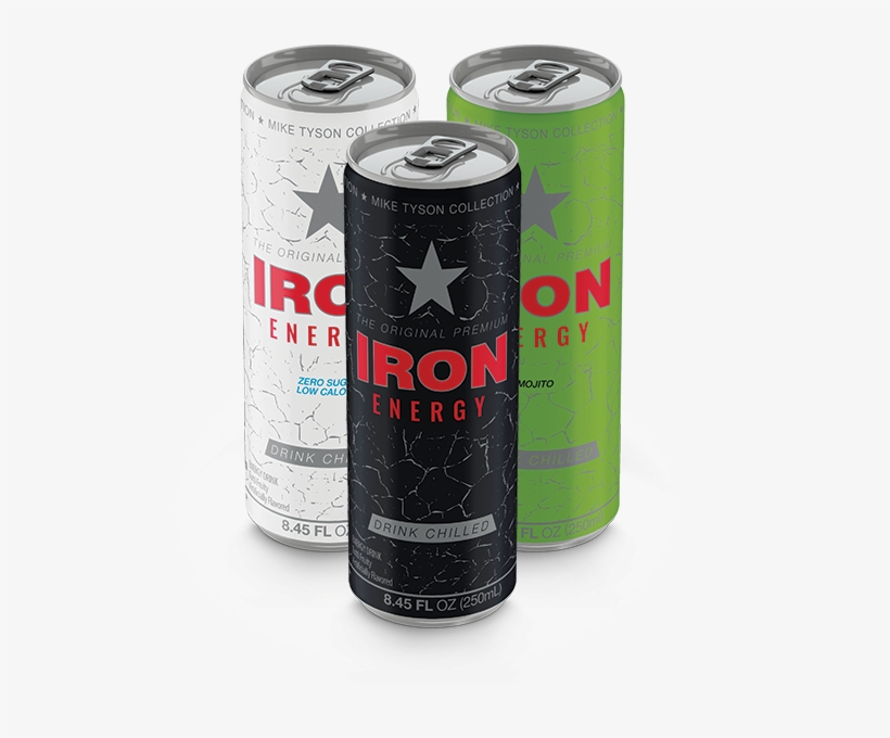 Mike Tyson Iron Energy Drink, transparent png