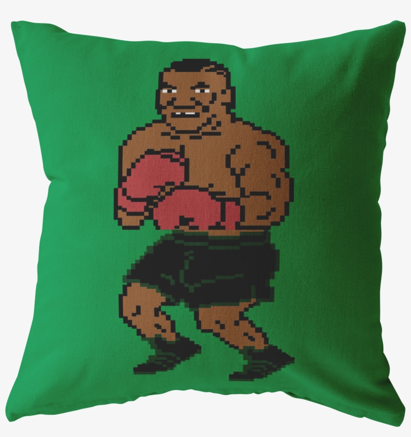 Retro Mike Tyson Punchout Inspired Pillow - Pillow, transparent png