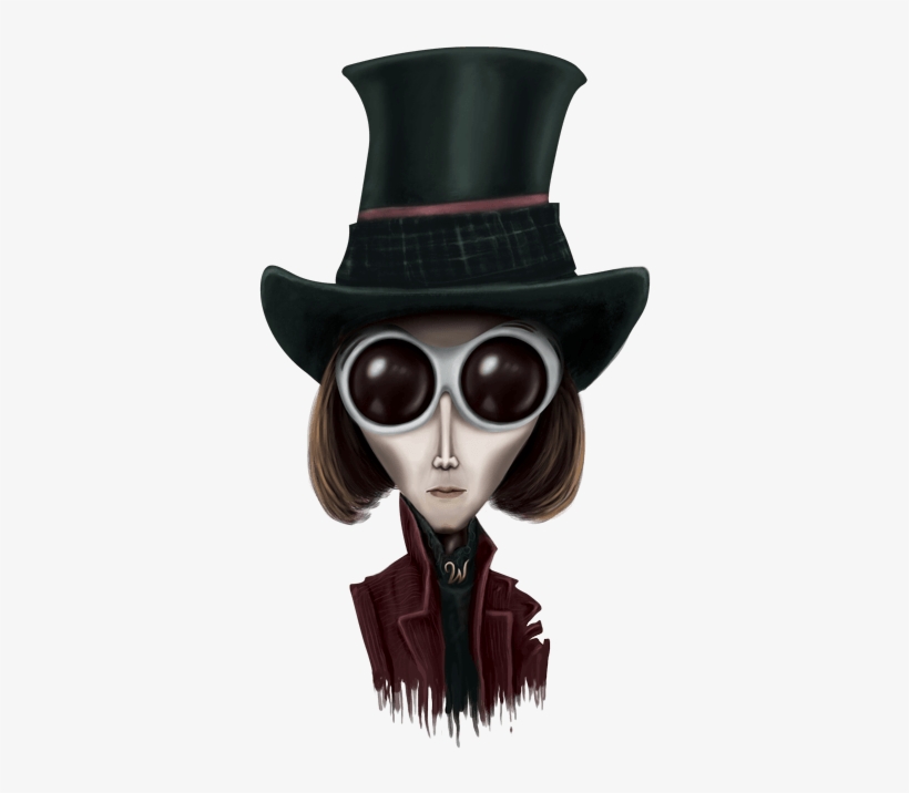 As Willy Wonka In Charlie And The Chocolate Factory - Tim Burton Charlie And The Chocolate Factory, transparent png
