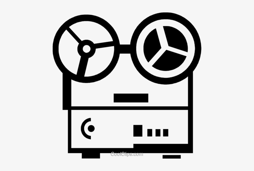 Reel To Reel Tape Recorder Royalty Free Vector Clip - Tape Reel Png, transparent png