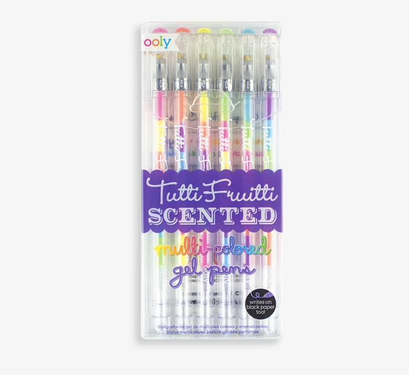 Tutti Fruitti Scented Gel Pens - Tutti Frutti Scented Gel Pens - Set Of 6, transparent png
