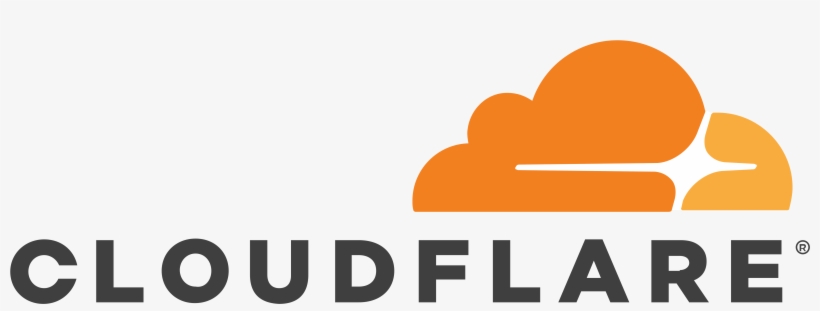 An Orange Cloud With A White Solar Flare Emanating - Cloudflare Logo Png, transparent png
