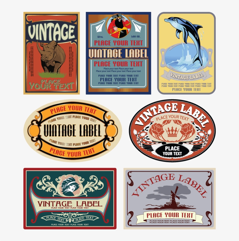 Vintage Labels - Vintage Label, transparent png