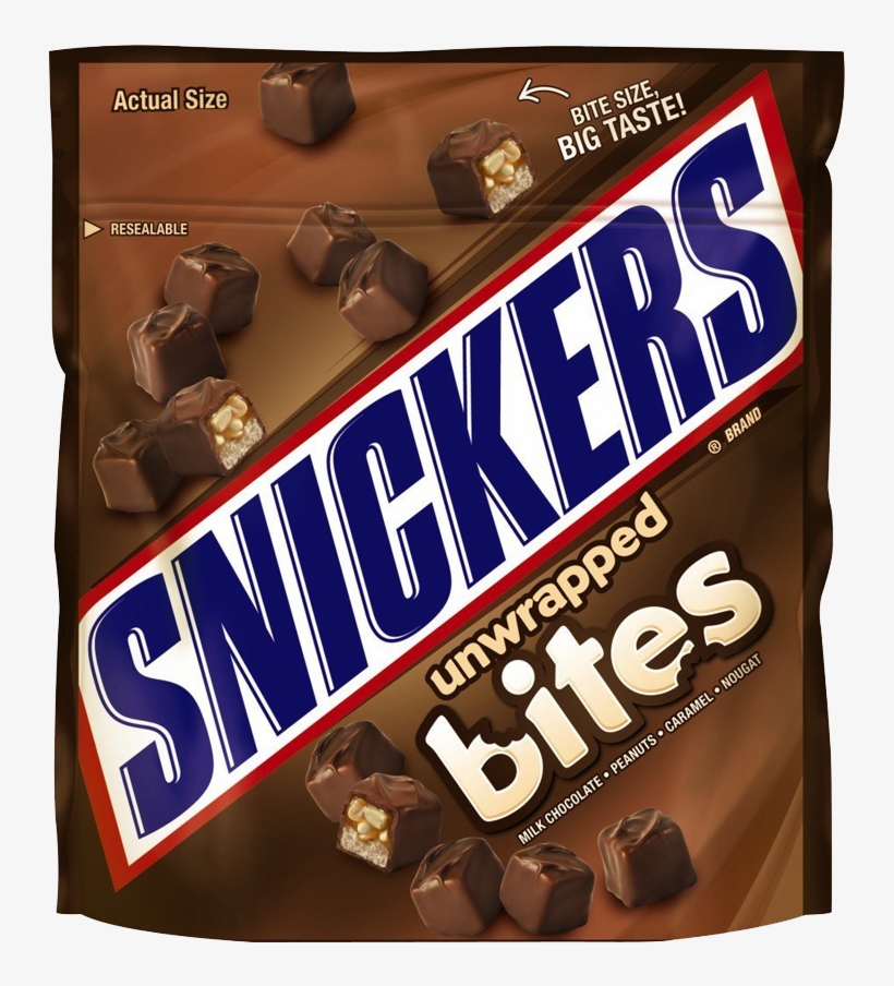 Snickers Bitesbroadcast / Olv - Snickers Unwrapped Bites, transparent png