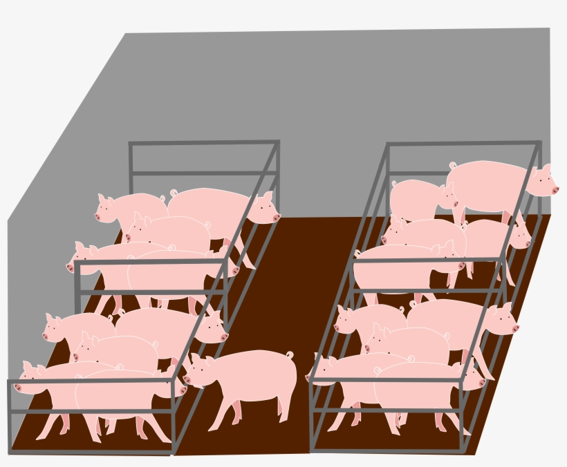 Farm Clipart Pig - Mesin Industri Vektor Png, transparent png