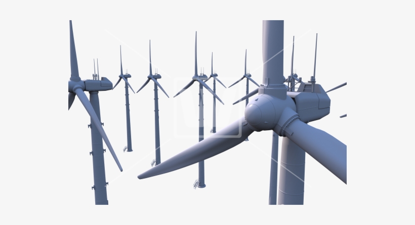 Wind Turbines Farm - Wind Turbine Transparent Png, transparent png