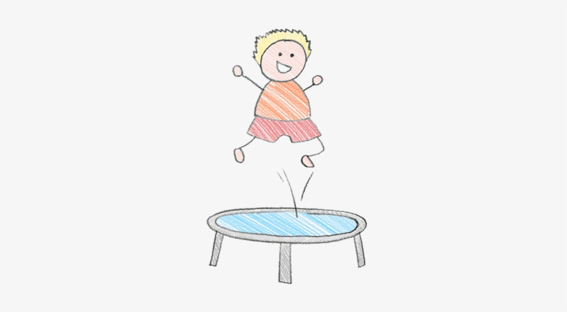 Child On A Trampoline - Child, transparent png