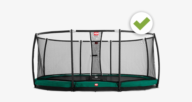 Berg Safety Net - Berg Inground Champion Trampoline + Safety Net Comfort, transparent png