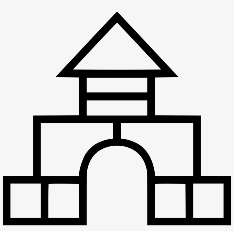 Building Blocks - - Blocks Black And White Clipart, transparent png