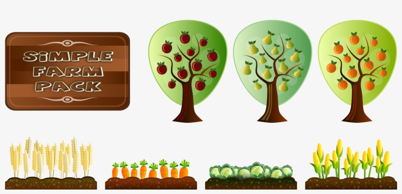 Simple Farm Crops 555px - Crop Clipart, transparent png
