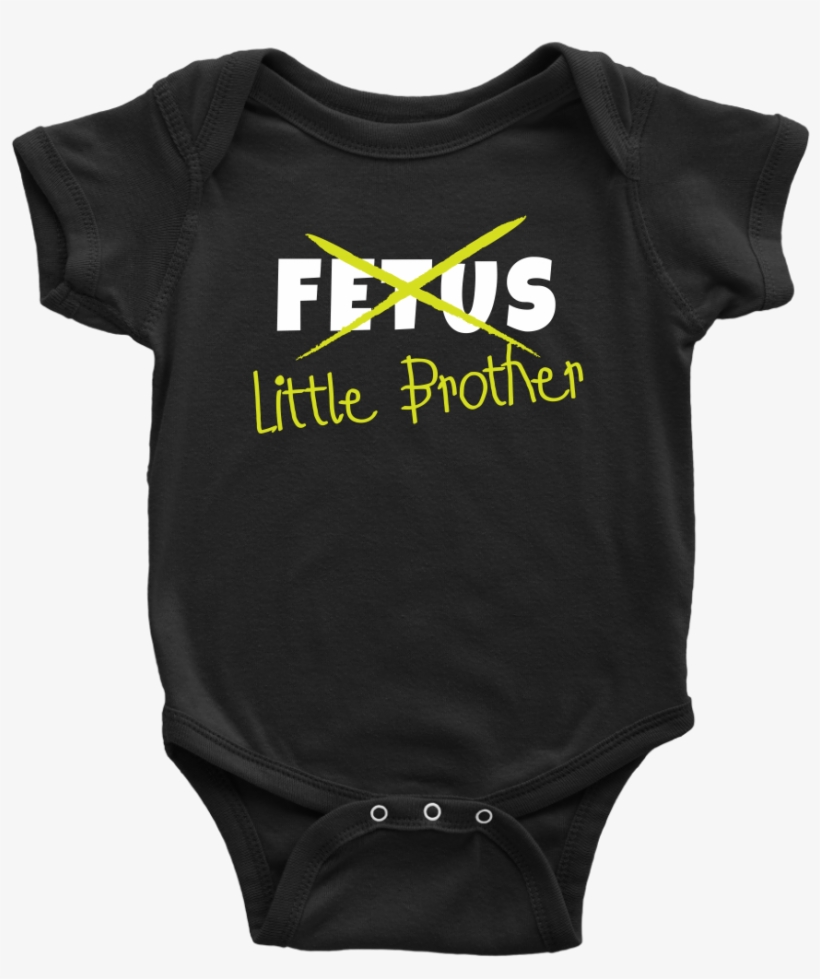Fetus To Little Brother - Infant Bodysuit, transparent png